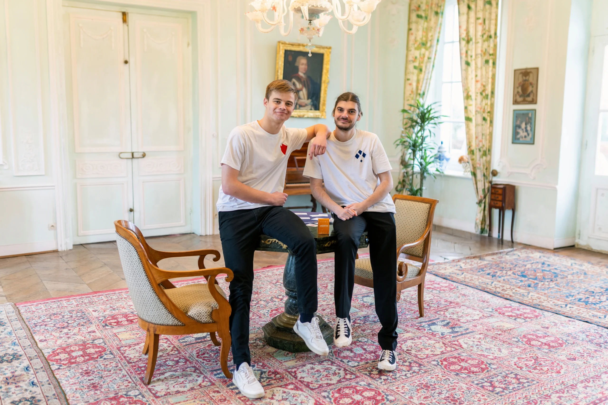 Photo des 2 créateurs, Louis Delattre et Charles Caron