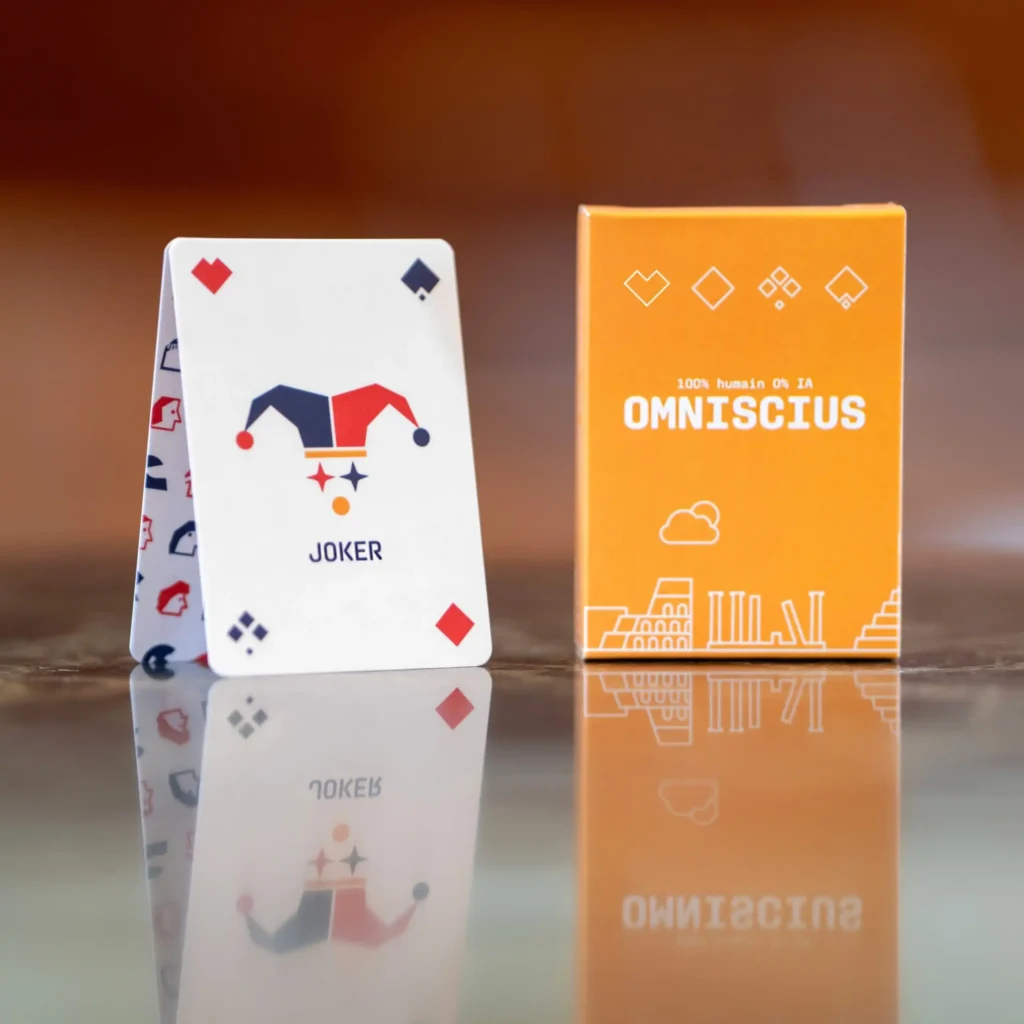 Jeu de 54 cartes Omniscius Made in France